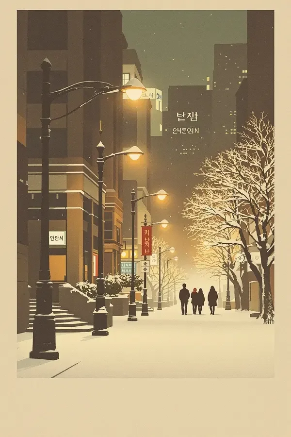 首尔的雪 电影海报